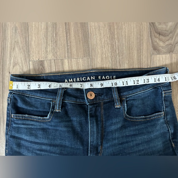 AE high rise jegging with distressing, 8 x long - Picture 7 of 9